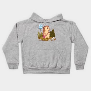 Porcupine Bus Stop Kids Hoodie